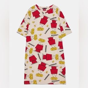 Zara Snoopy T-Shirt Dress